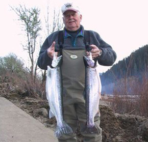 Upqua River Steelhead Fishing