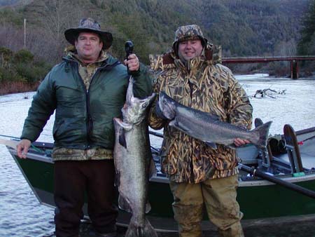 Elk River Salmon Fishing
