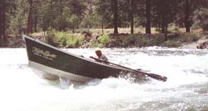 The McKenzie driftboat was designed for this type of water