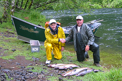 McKenzie River Spring Chinook, May 18th, 2004.  Oregon Salmon Fishing