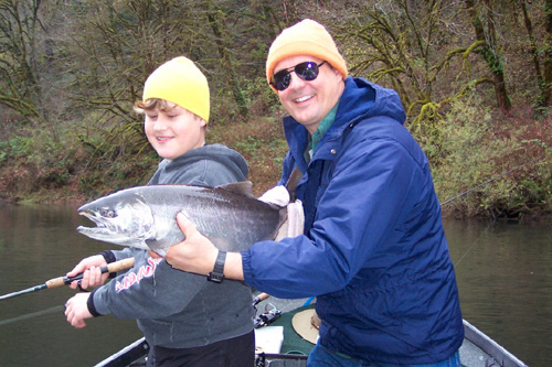 Siuslaw River Salmon Fishing