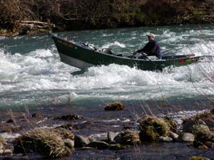 Whistler falls on The Umpqua River.  The McKenzie Drift Boat was made for this type of Water.