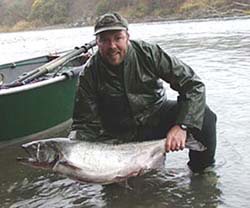 Elk River  Salmon Fishing, Mid-December is Prime Fishing